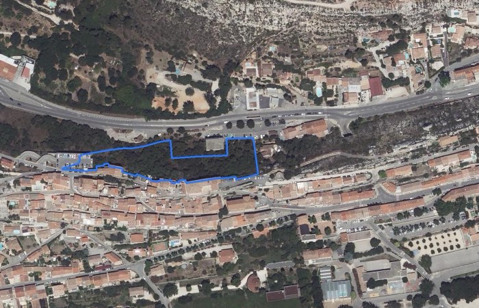 Localisation d'un bien sur orthophoto IGN avec contour de parcelle cadastrale — la précision décisive d'un état des risques